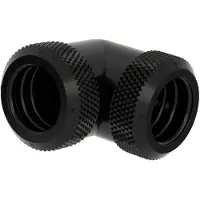 BARROW Multi-Link Adapter 90 graden 14mm AD naar 14mm AD Hardtube - zwart, Aansluitingen voor waterkoeling, Zwart