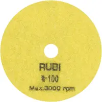 Rubi Schuur- en Polijstpad | Ø100 MM | KORREL #100 - 62971