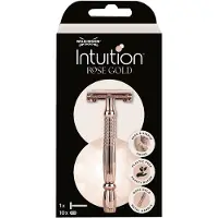 Wilkinson Sword 1+1 Gratis: Intuition Rose Gold Scheersysteem + Navulmesjes 10 Stuks