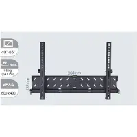 VivoLink Wandbeugel Slim Muurbeugel voor plasma- LCD Schermgrootte: 40"-65" Montage-interface: tot 600 x 400…