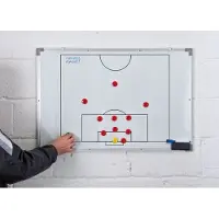 Precision Double-sided Coach Board Football Transparant 60 x 90 cm
