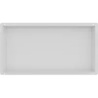 Guido Gusto Mat Wit RVS Inbouwnis met tegelflens 30x60x7cm