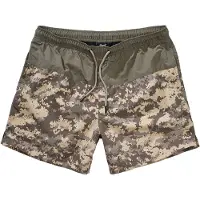 Brandit Zwemshorts beige / olijfgroen