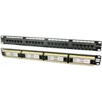 Logilink NP0004 24 poorten Patchpaneel 483 mm (19) CAT 6 1 HE Meerdere kleuren