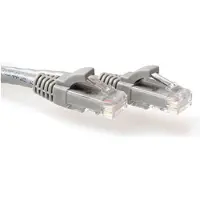 ACT IB3004 U/UTP CAT6A Patchkabel | Snagless | RJ45 Connectoren | Grijs | 4 meter