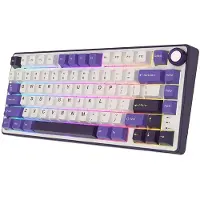 Royal Kludge RKR75 - RGB Mechanisch Gaming Toetsenbord - Foam Touch - Hot Swappable Switch - Blackberry - Brown Switches - Inclusief Stofkap
