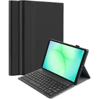 Just in Case Tablet Hoes met Toetsenbord geschikt voor Samsung Galaxy Tab A11 Plus - AZERTY Bluetooth Keyboard Case - Zwart