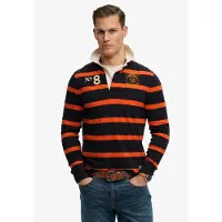 Superdry Shirt beige / goudgeel / oranje / zwart