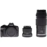 Canon Eos R100 Bk + Rf-s18-45 Rf75-300mm R Systeem