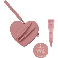 Essence The Super Peptide Glossy Lip Treatment + Pouch Set All Toffee'