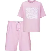 Mey Pyjama 'Solid Love' rosa