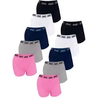 LOREZA Onderbroek 'Mädchen Pantys Jasmin' grijs / neonroze / zwart / wit