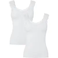 Pieces Top 'PCBARBERA LACE' wit