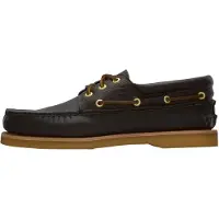 Timberland Heren Handgemaakte bruine leren bootschoenen (45.5 W), Leer, Plat, Veters, Casual, Klassiek TB0A2QKYW011