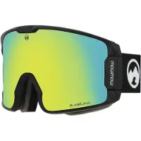 MowMow Sportuitrusting 'LEGEND Ski Goggles - Free Bonus Lens - Magnetic - ECO: Bioresin Frame & Recycled - UV400 - Unisex' goud