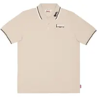 Lonsdale Shirt sand / navy / zwart / wit