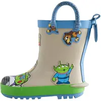 Next Regenlaarzen 'Toy Story' beige / blauw / groen / zwart