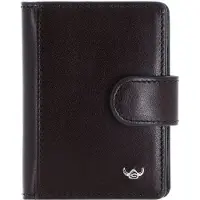 Golden Head Leren kaarthoes Colorado RFID Protect Kartenetui mit Riegel 4516 Bordeaux wijnrood