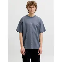 Jack & Jones Tricot 'JJEBARRON STUDIO' grijs / donkergrijs / wit