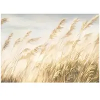 WALLARENA - Fotobehang - 200x140 cm - pampasgras natuur behang voor slaapkamer en salon van vliesbehang