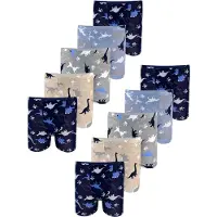 LOREZA Onderbroek 'Jungen Boxershorts Dino' gemengde kleuren