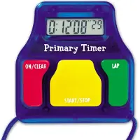 Learning Resources educatieve timers set - 6 stuks kleurrijke stopwatches. - 3+