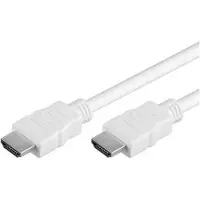 Value HDMI High Speed Cable met Ethernet M-M, wit, 3 m
