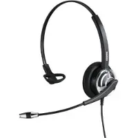 ALLNET Headset 8.1P, mono, NC, breedband (Bedraad), Kantoorheadset, Zwart