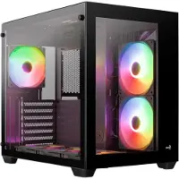 Aerocool PC-behuizing - - Dryft G v2 (zwart) - Kubus - ATX-formaat - Zonder voeding