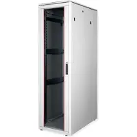 Roline 19-inch netwerkkast Pro 42 U, 600x1000 BxD Glazen deur grijs