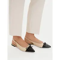 Caprice Ballerina taupe / zwart