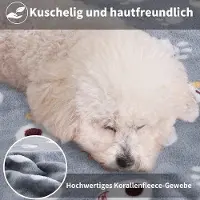 Markenlos Hondenmat, zachte hondenmat, wasbare hondenmat voor honden en katten, set van 3, 60 x 40 cm