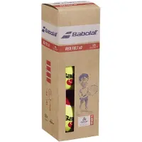 Babolat Red Felt Tennis Balls Box Goud 24 x 3 Balls
