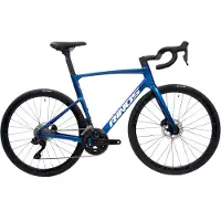 RINOS Odin6.0 Carbon Road - Racefiets - met UCI Frameset - met SHIMANO Di2 - 24 versnellingen en schijfremmen - lichte fiets voor dames en heren - 700 x 40C - Kameleon Blauw Paars XL