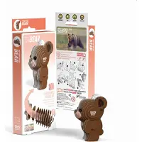 Eugy 3D Puzzel - Beer - Wilde Dieren - Duurzaam - Verzamel Ze Allemaal - 6 Jaar