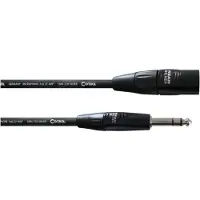 Cordial CIM 1,5 MV XLR Verbindingskabel [1x XLR-stekker - 1x Jackplug male 6,3 mm] 1.50 m Zwart