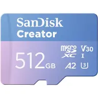 SanDisk Creator 512 GB MicroSDXC UHS-I Klasse 10