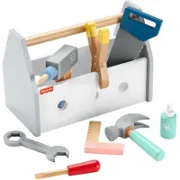 Top 1 Toys Fisher-Price hout gereedschapkist