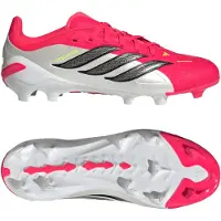 Adidas Predator Elite Gras Voetbalschoenen (FG) Kids Rood Wit Zwart