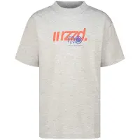 Raizzed T-shirt grijs melange Jongens Katoen Ronde hals Logo - maat 152