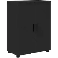 vidaXL Badkamerkast Zwart 60 x 35 x 80 cm Bewerkt hout & Metaal