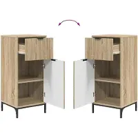 vidaXL Badkamermeubel Set 3 st Sonoma Eik 39,5 x 36 x 88 cm