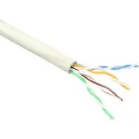 ACT EP845A CAT6 U/UTP PVC Patchkabel Soepel Ivoor - 500 meter