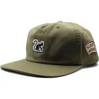 Surf Monkey Pet '5-Panel Cap Organic' olijfgroen