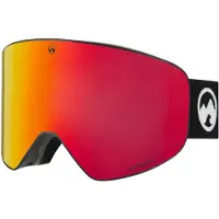 MowMow Sportbril 'STEALTH Ski Goggles - Photochromic Lens - ECO: Bioresin Frame & Recycled - UV400 - Unisex' rood