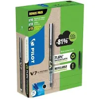 Pilot niet-inklapbaar Pen Zwart 0.5 mm Medium Naaldpunt Recycled 40 Stuks