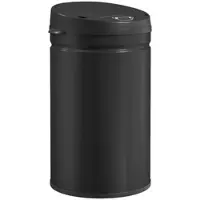 MODFU - Sensorafvalemmer - Softclose Deksel - Modern - Voor Keuken - Roestvrij Staal - Zwart - 30 L
