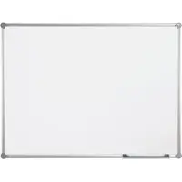 MAUL Whiteboard 2000 MAULpro, frame platijnagrijs, 1200 x 2400 mm, gelakt oppervlak
