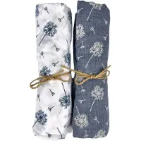 Kumixi Tunnelsjaal 'Löwenzahn 2er Set' blauw denim