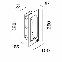 Wever & Ducre - ORIS 0.7 RECESSED HOUSING INCL. PLASTERKIT